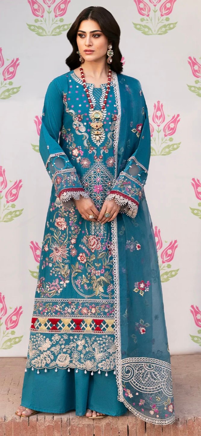 Husn e jahan by mahnoor 3 PC Luxary Lawn collection Renee